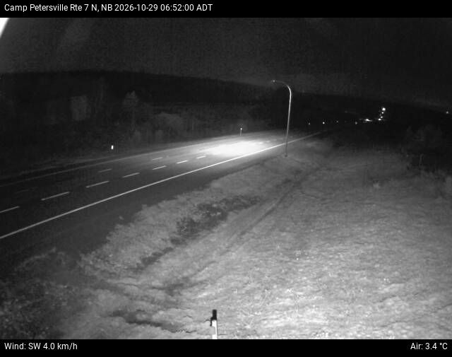 Web Cam image of Camp Petersville (NB Highway 7)