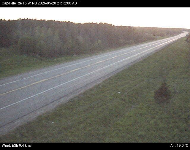 Web Cam image of Cap-Pel&eacute; (NB Highway 15)