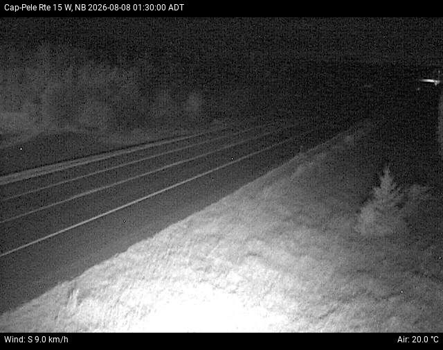 Web Cam image of Cap-Pel&eacute; (NB Highway 15)