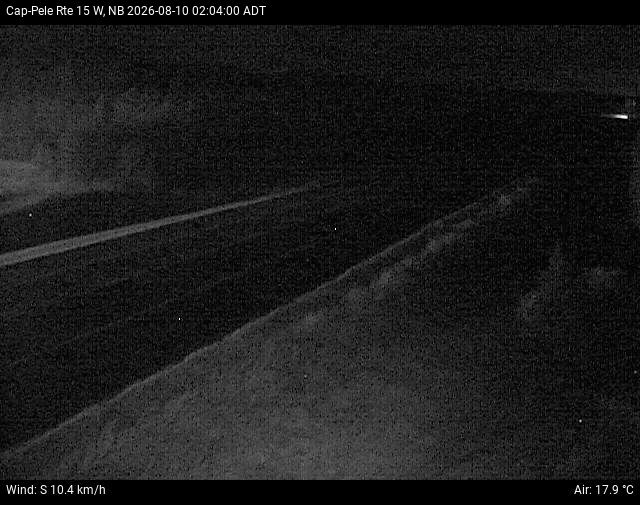 Web Cam image of Cap-Pel&eacute; (NB Highway 15)