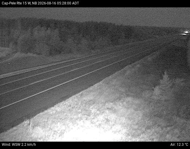 Web Cam image of Cap-Pel&eacute; (NB Highway 15)
