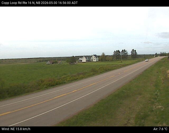 Web Cam image of Copp Loop Road (NB Highway 16)