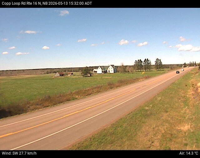 Web Cam image of Copp Loop Road (NB Highway 16)