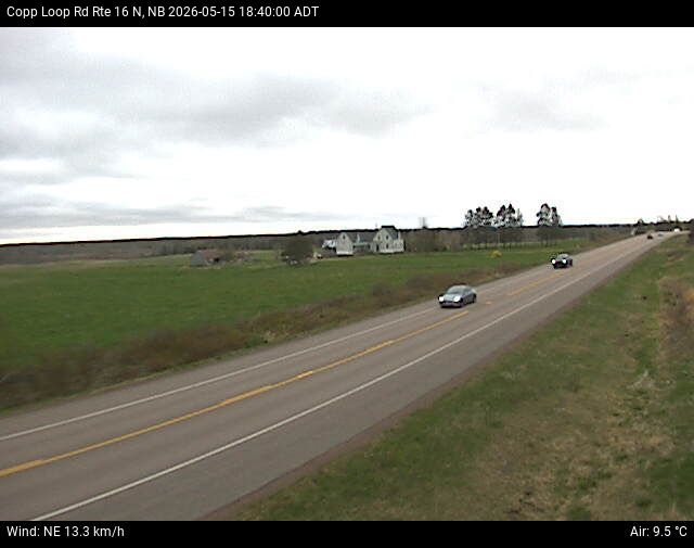 Web Cam image of Copp Loop Road (NB Highway 16)