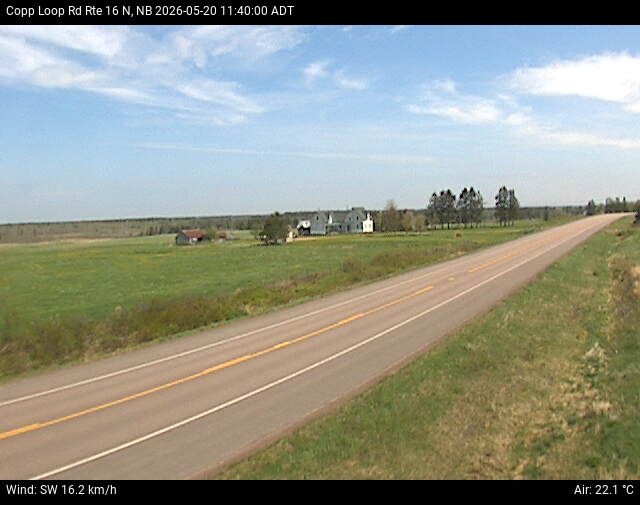 Web Cam image of Copp Loop Road (NB Highway 16)