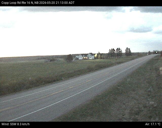 Web Cam image of Copp Loop Road (NB Highway 16)