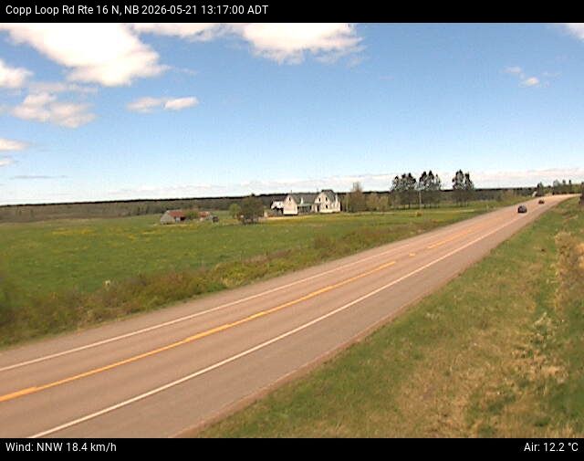 Web Cam image of Copp Loop Road (NB Highway 16)
