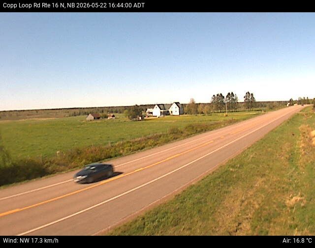 Web Cam image of Copp Loop Road (NB Highway 16)