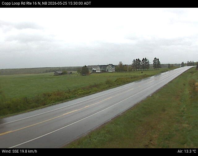 Web Cam image of Copp Loop Road (NB Highway 16)
