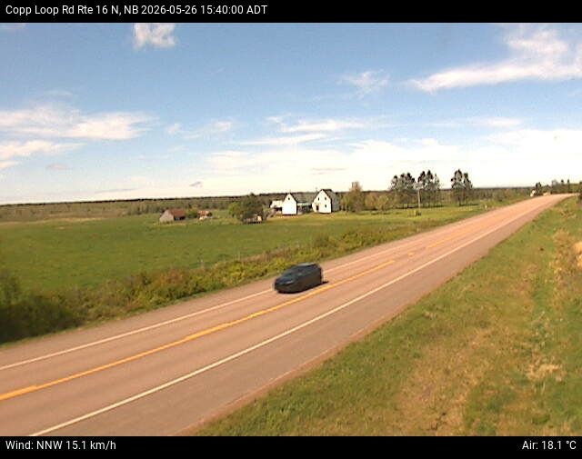 Web Cam image of Copp Loop Road (NB Highway 16)