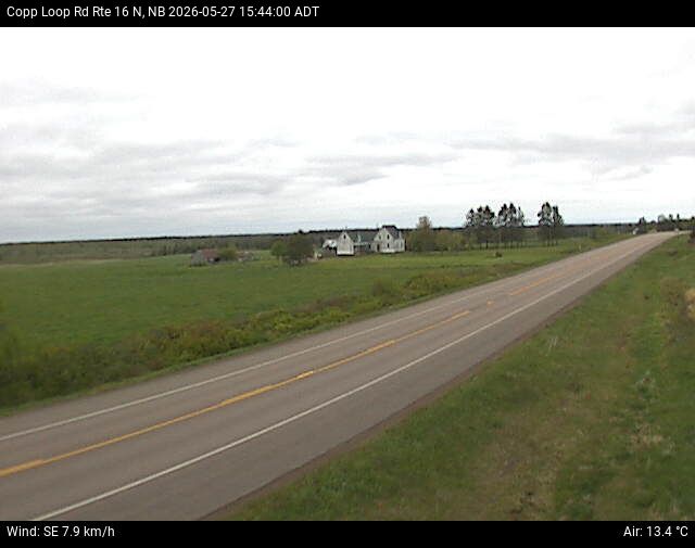 Web Cam image of Copp Loop Road (NB Highway 16)