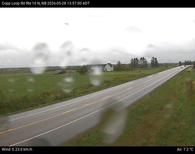 Web Cam image of Copp Loop Road (NB Highway 16)