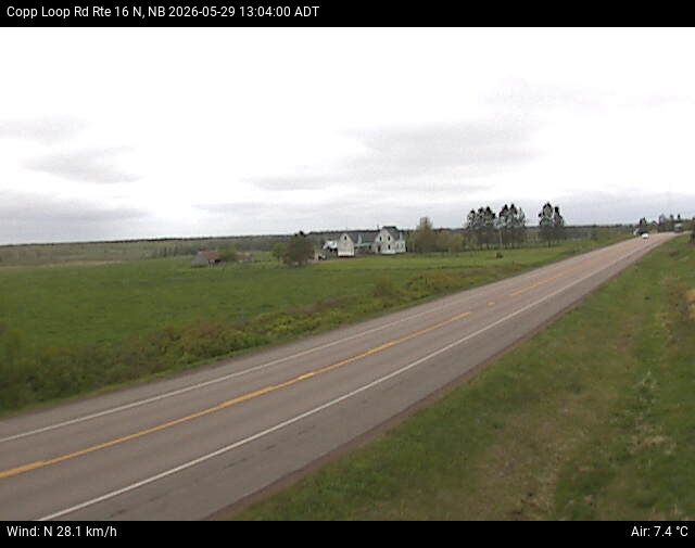 Web Cam image of Copp Loop Road (NB Highway 16)