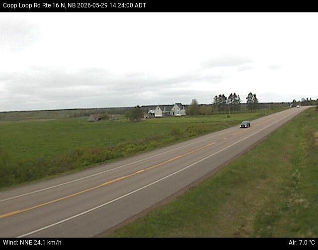 Web Cam image of Copp Loop Road (NB Highway 16)