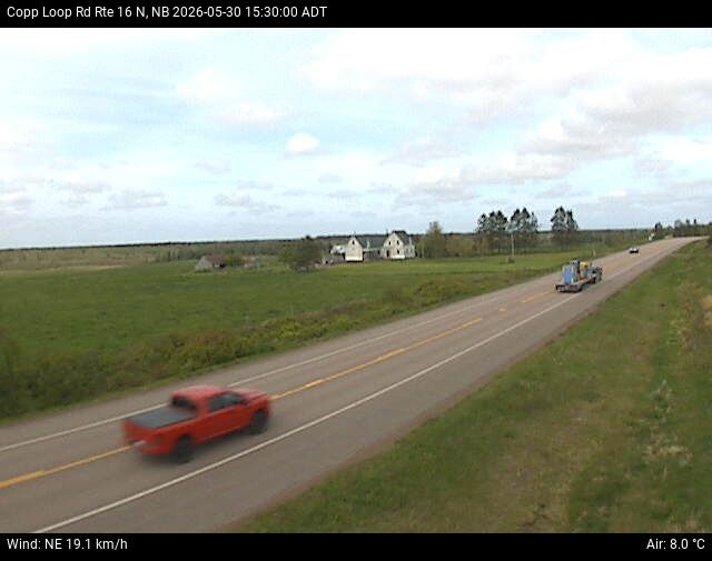 Web Cam image of Copp Loop Road (NB Highway 16)