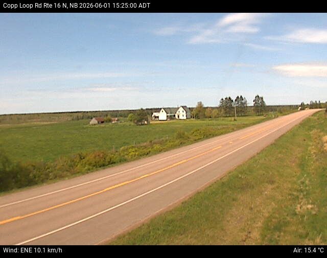 Web Cam image of Copp Loop Road (NB Highway 16)