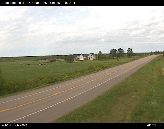 Web Cam image of Copp Loop Road (NB Highway 16)