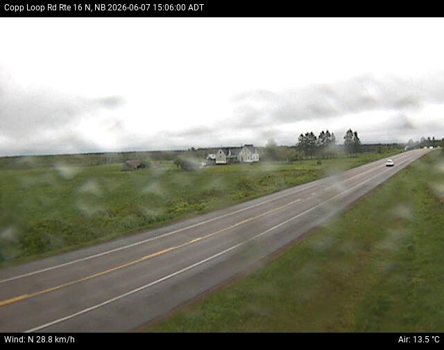 Web Cam image of Copp Loop Road (NB Highway 16)
