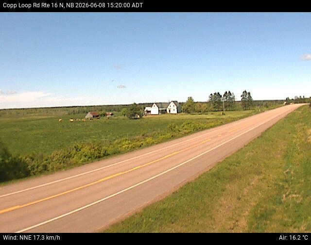 Web Cam image of Copp Loop Road (NB Highway 16)