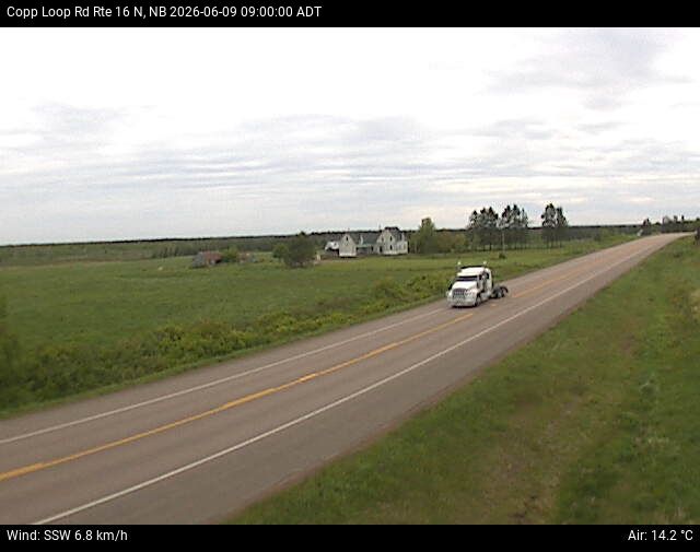 Web Cam image of Copp Loop Road (NB Highway 16)
