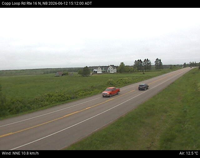 Web Cam image of Copp Loop Road (NB Highway 16)