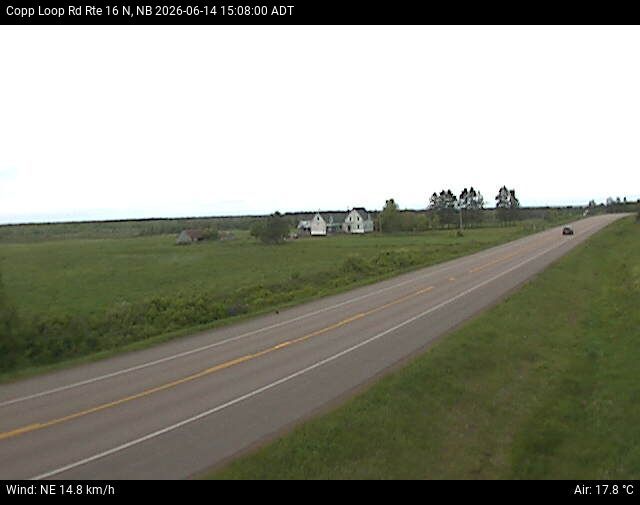 Web Cam image of Copp Loop Road (NB Highway 16)