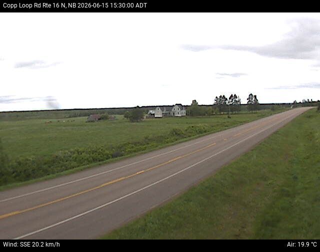 Web Cam image of Copp Loop Road (NB Highway 16)
