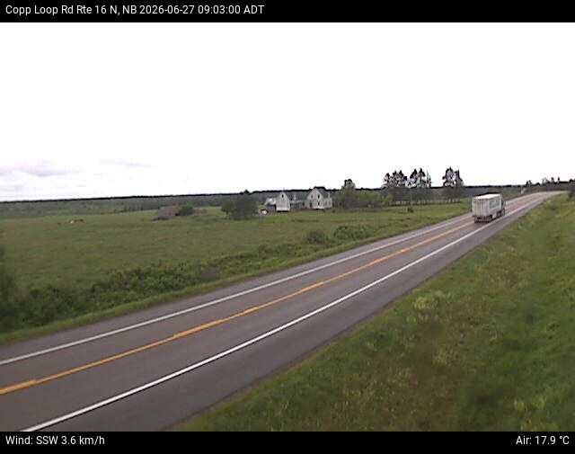 Web Cam image of Copp Loop Road (NB Highway 16)
