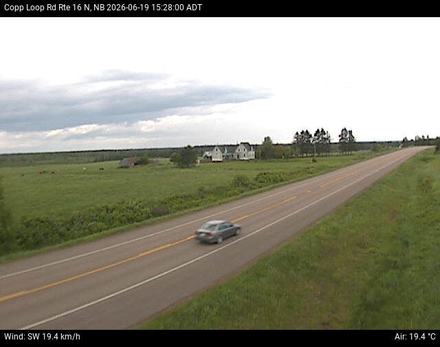 Web Cam image of Copp Loop Road (NB Highway 16)