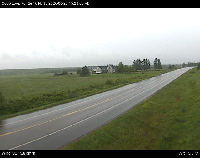 Web Cam image of Copp Loop Road (NB Highway 16)