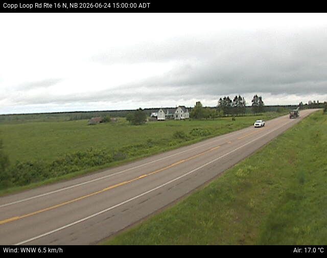 Web Cam image of Copp Loop Road (NB Highway 16)
