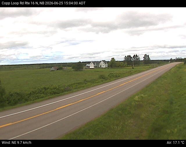 Web Cam image of Copp Loop Road (NB Highway 16)