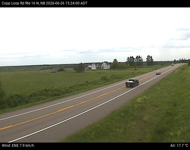 Web Cam image of Copp Loop Road (NB Highway 16)