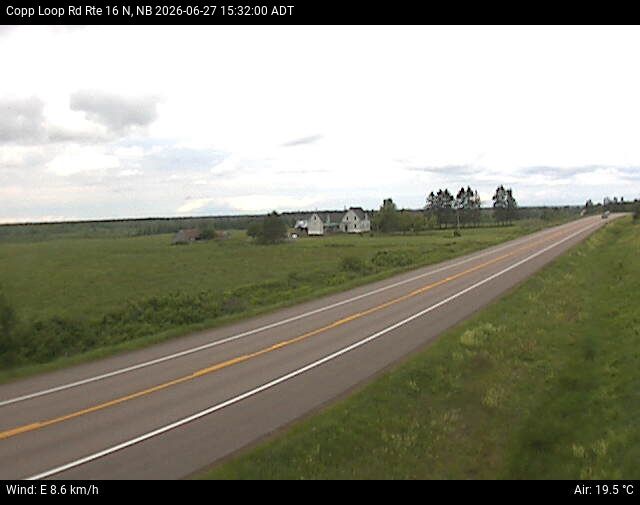 Web Cam image of Copp Loop Road (NB Highway 16)