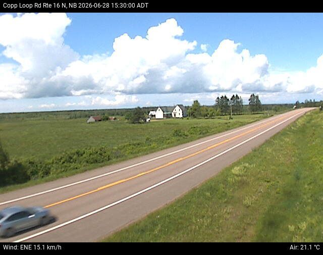 Web Cam image of Copp Loop Road (NB Highway 16)