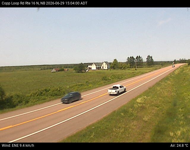 Web Cam image of Copp Loop Road (NB Highway 16)