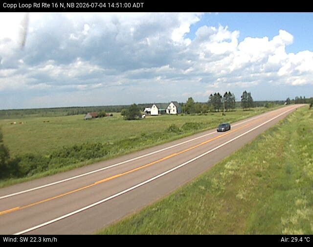 Web Cam image of Copp Loop Road (NB Highway 16)