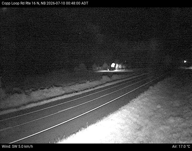 Web Cam image of Copp Loop Road (NB Highway 16)