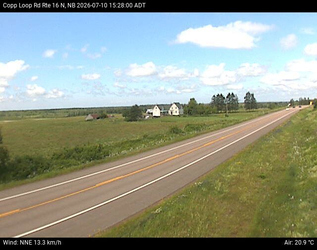 Web Cam image of Copp Loop Road (NB Highway 16)