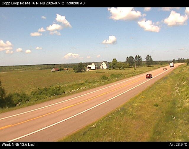 Web Cam image of Copp Loop Road (NB Highway 16)