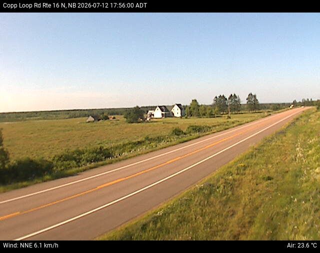 Web Cam image of Copp Loop Road (NB Highway 16)