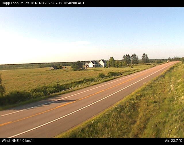 Web Cam image of Copp Loop Road (NB Highway 16)