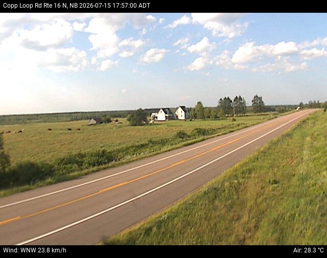 Web Cam image of Copp Loop Road (NB Highway 16)