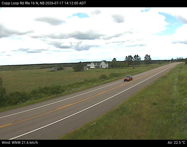 Web Cam image of Copp Loop Road (NB Highway 16)