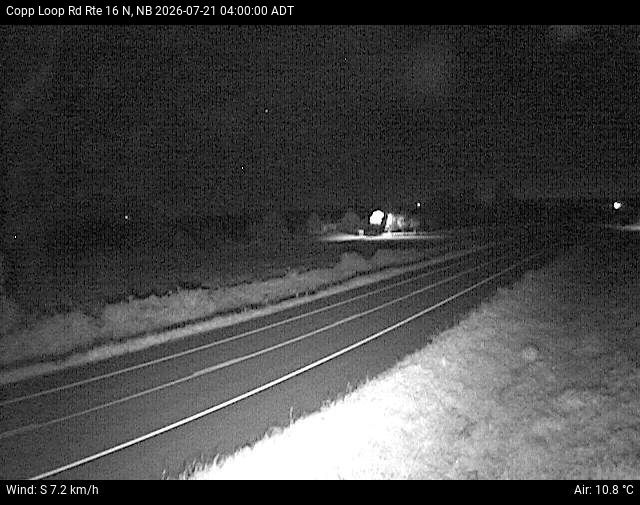 Web Cam image of Copp Loop Road (NB Highway 16)