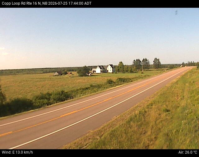 Web Cam image of Copp Loop Road (NB Highway 16)