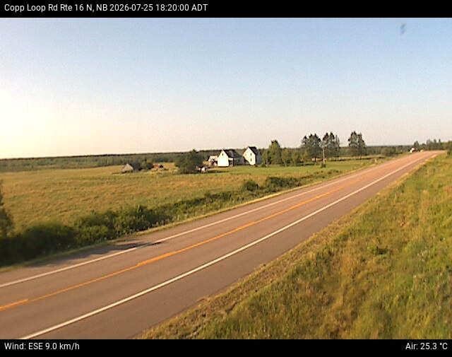 Web Cam image of Copp Loop Road (NB Highway 16)