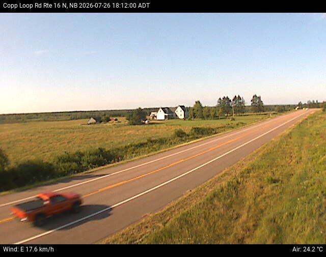 Web Cam image of Copp Loop Road (NB Highway 16)