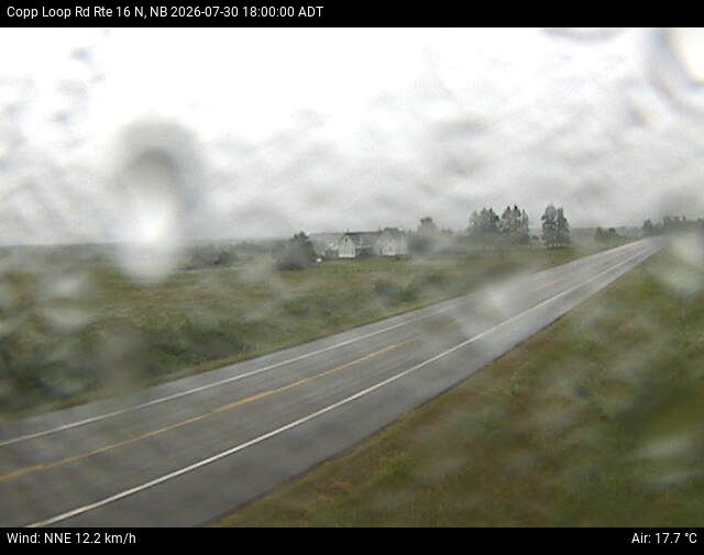 Web Cam image of Copp Loop Road (NB Highway 16)