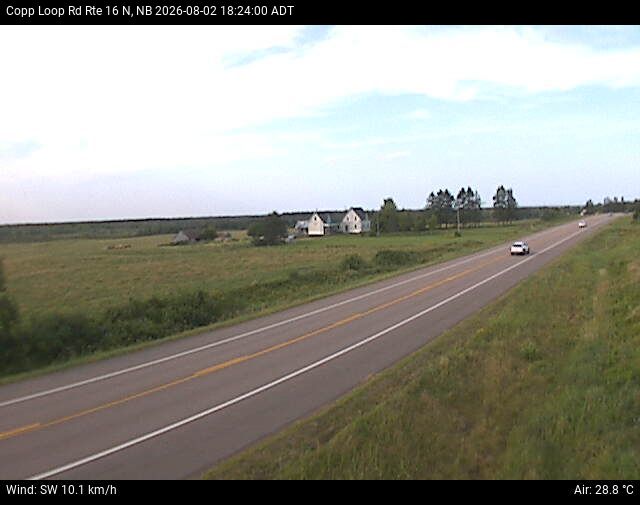 Web Cam image of Copp Loop Road (NB Highway 16)